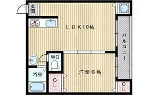 第2大栄マンション【403号室】の間取り