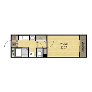 エクロル売布【3階】の間取り