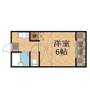 コンラッド宝塚【203号室】の間取り