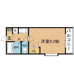 ロッキーハウス【2階】の間取り