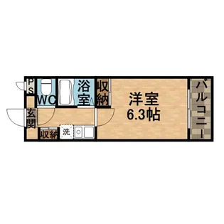 イースガーデン【205号室】の間取り