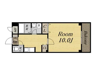 ハイムS【302号室】の間取り