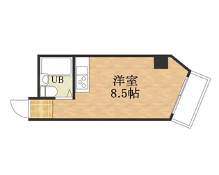 カーサ逆瀬川【202号室】の間取り