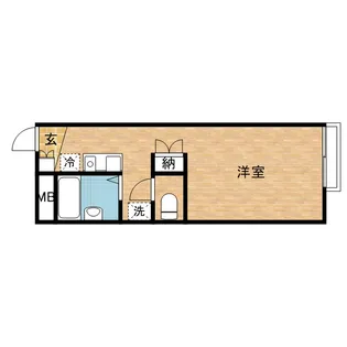 レオパレスYamamoto【207号室】の間取り