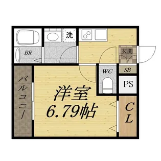 クレアモントヒルズ宝塚【2階】の間取り