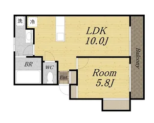 ハイツ77【1階】の間取り