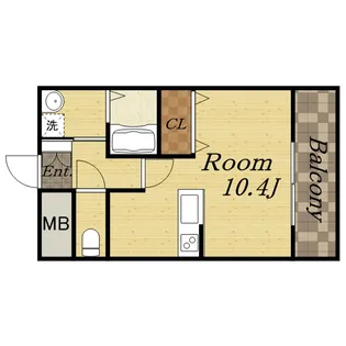 茜苑レジデンス【3階】の間取り