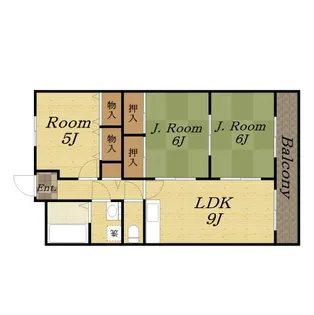 グランドゥール平井【2階】の間取り