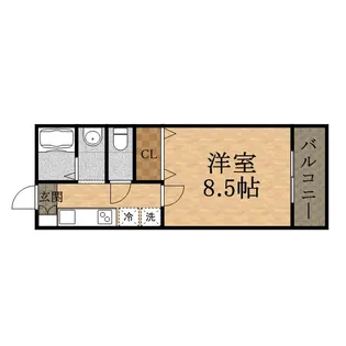 CASA BIANCA【112号室】の間取り