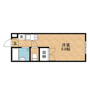 レオパレスRAFFINATOI【1階】の間取り