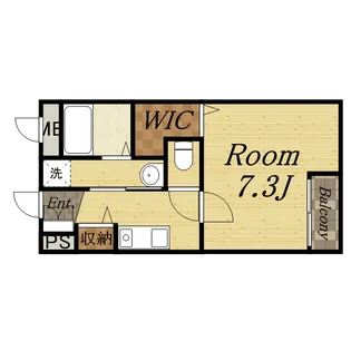 リバーサイドメゾン荒牧【1階】の間取り