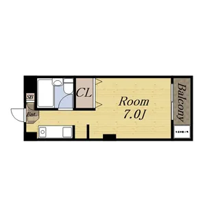 バイオレットキャッスルイン宝塚【2階】の間取り