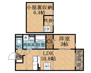 FOREST清荒神【2階】の間取り