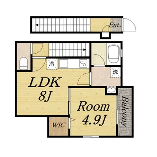 ALEGRIA仁川【2階】の間取り