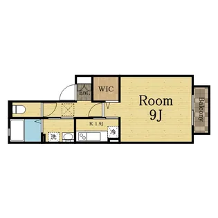 シャルマン松香園(ショウコウエン)【107号室】の間取り