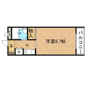 ロッキーハウス【112号室】の間取り