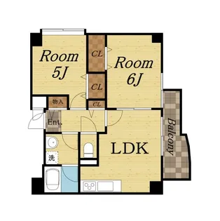 ハイムプロミネンス宝塚【2階】の間取り