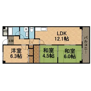 メゾンフォーユー【303号室】の間取り