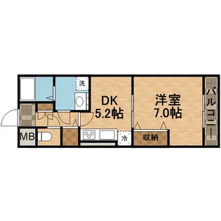 ジョイモアー【1階】の間取り