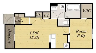グラン山本Ⅰ【102号室】の間取り