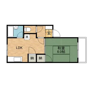 ハイツマドカ【2階】の間取り