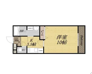 ロイヤルキャッスル【1階】の間取り