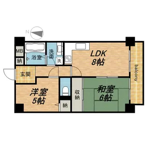 ラ・モーブ【301号室】の間取り