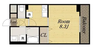 エクセル宝塚【402号室】の間取り