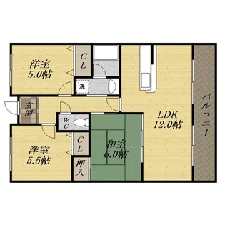 REIWA宝塚【3階】の間取り