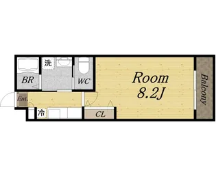 ラ・フォルム宝塚栄町【4階】の間取り