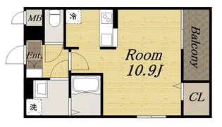 サンライズガーデン宝塚【1階】の間取り