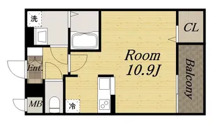 サンライズガーデン宝塚【2階】の間取り