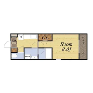 AILE宝塚Ⅲ【102号室】の間取り