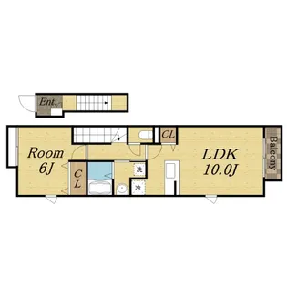 ウエスト イリーデⅡ【2階】の間取り