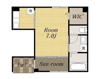 メゾン グランシャン【1階】の間取り