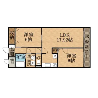 キャピタルビルド【202号室】の間取り