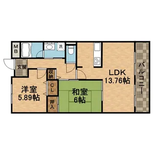 ALIVIO【2階】の間取り