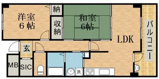 チトセプラザ【3階】の間取り