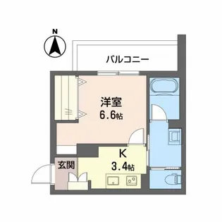 シャーメゾン中山【3階】の間取り