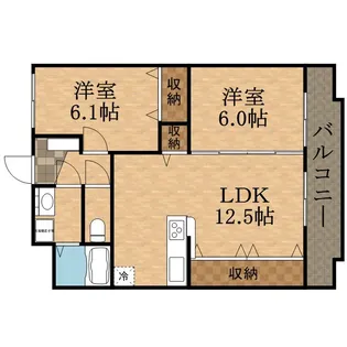 サンボナール・コート【3階】の間取り