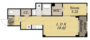 EXCEED宝塚【103号室】の間取り