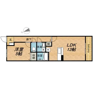 HiRo【1階】の間取り