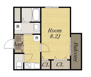 フジパレス宝塚光明町【3階】の間取り