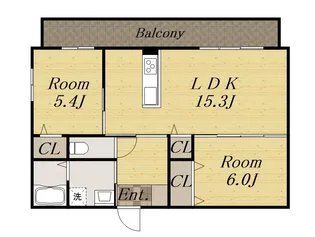 Maison Lumiere【2階】の間取り