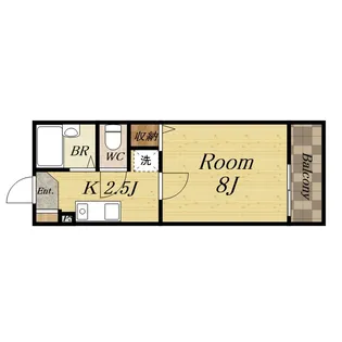 ジュネスパートⅢ【2階】の間取り