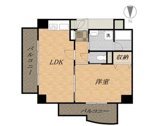 ハイムプロミネンス宝塚【5階】の間取り
