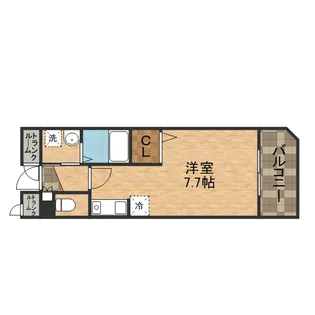 コンフォート宝塚【201号室】の間取り