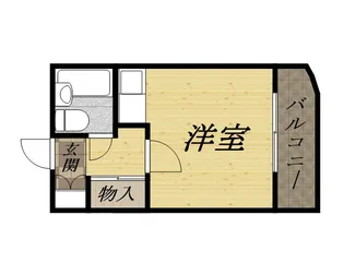 ティアラ宝塚【3階】の間取り