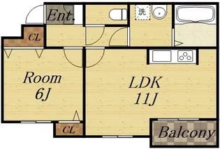 レイアフォレストⅣ【1階】の間取り
