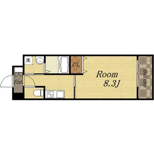 パークサイド宝塚【2階】の間取り